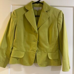 Women's Green Blazer Jacket